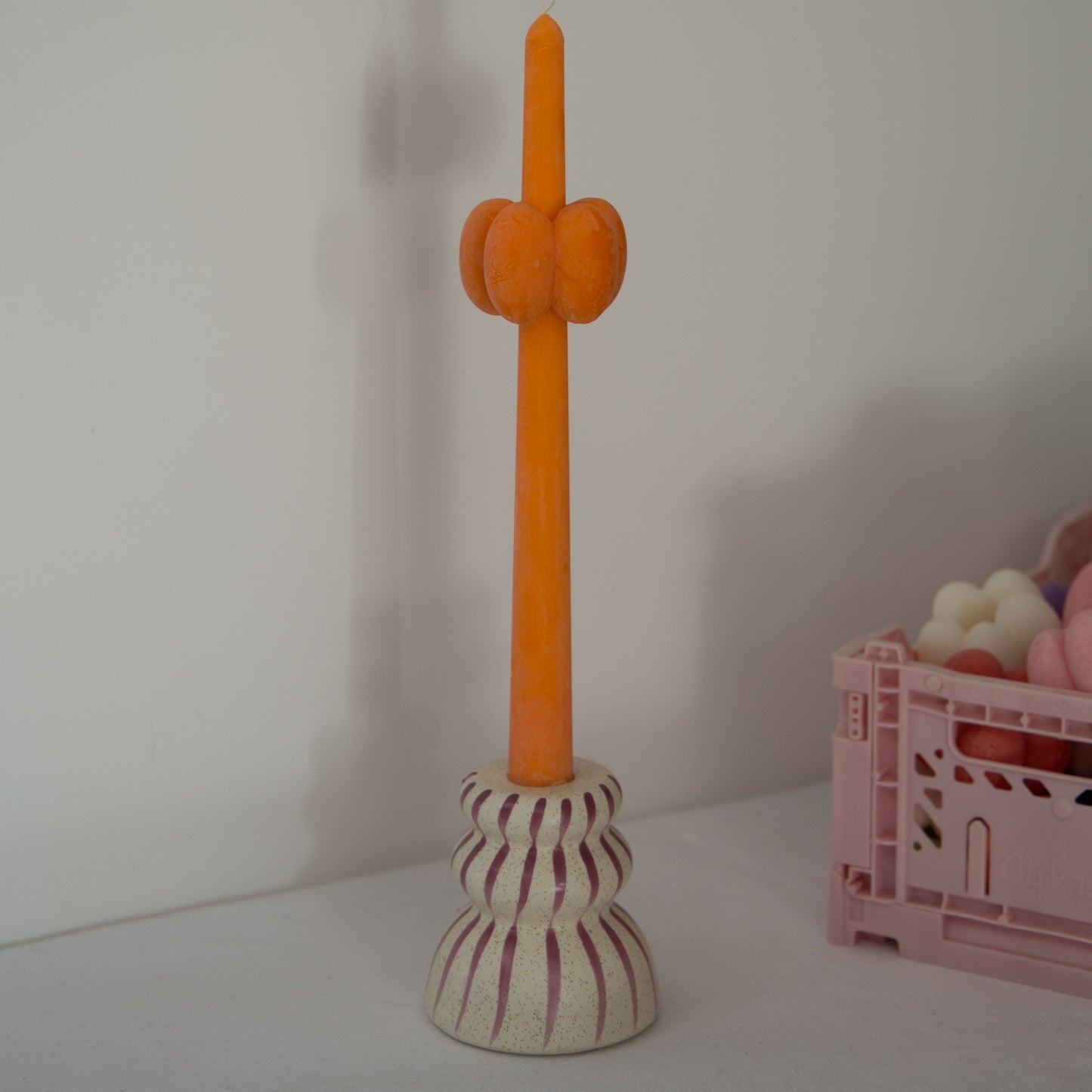 Stacking Candle Coco De Mer Wax Melt Decoration for Taper Candles