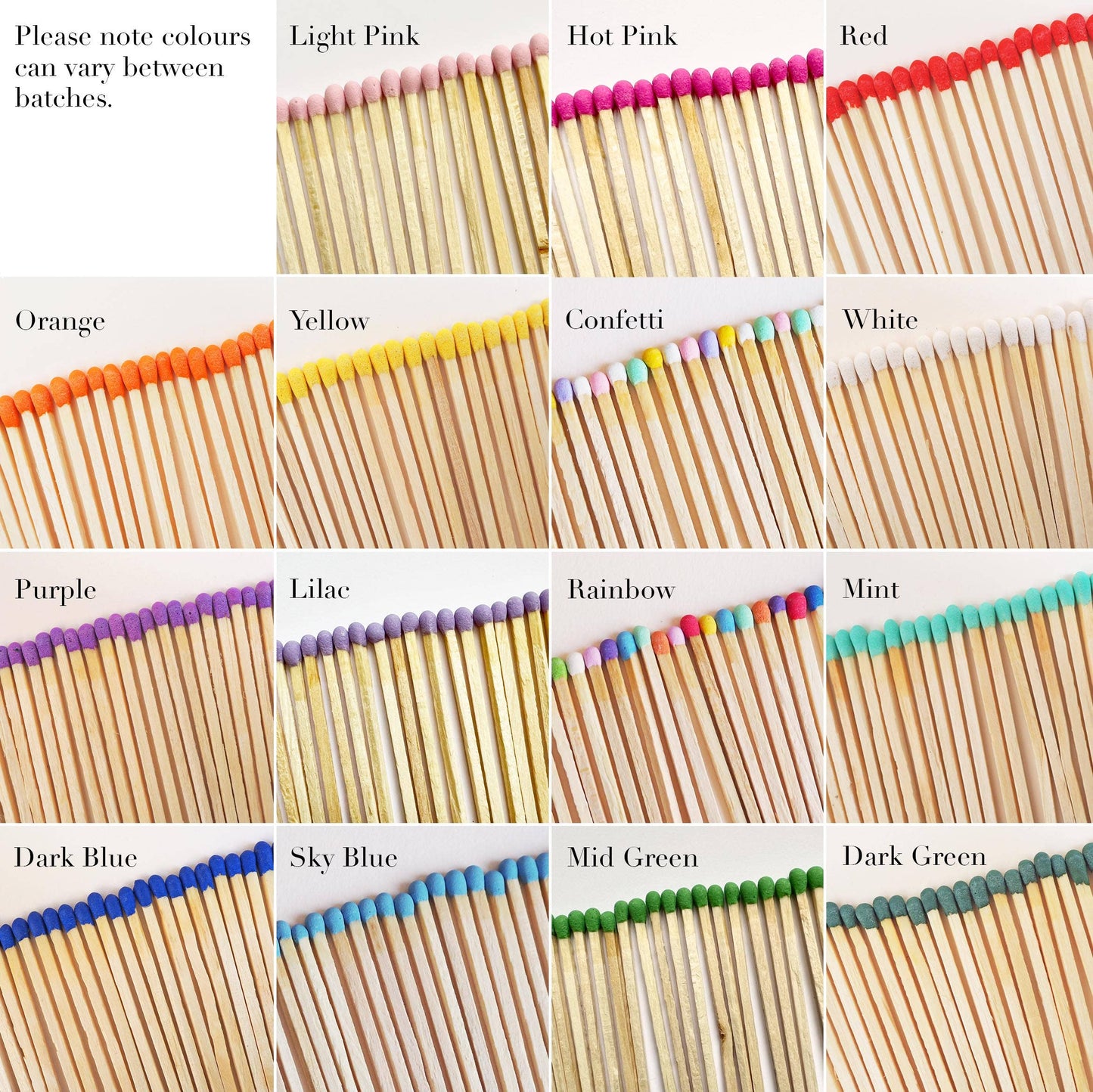 Hello Marilu Stripy Match Stick Holders in Various Colours