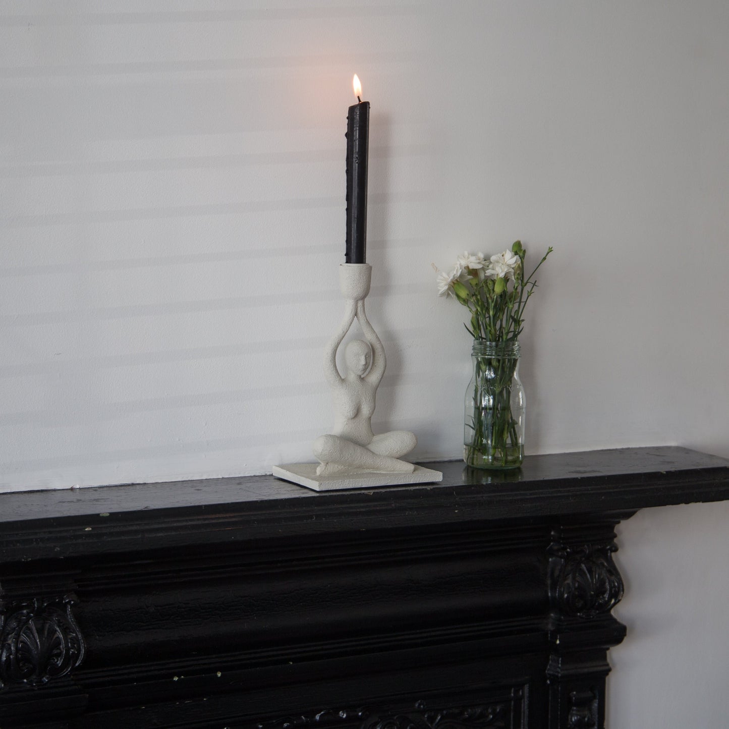 Bloomingville Lucie Candle Holder in White