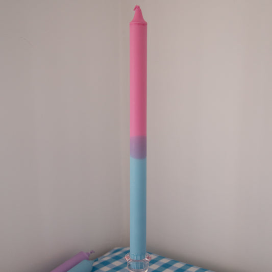 Nordtrice Rainbow 100% Natural Wax 30cm Long Taper Candles