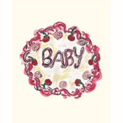 MaryAnna Emerson Baby Cake Greeting Card