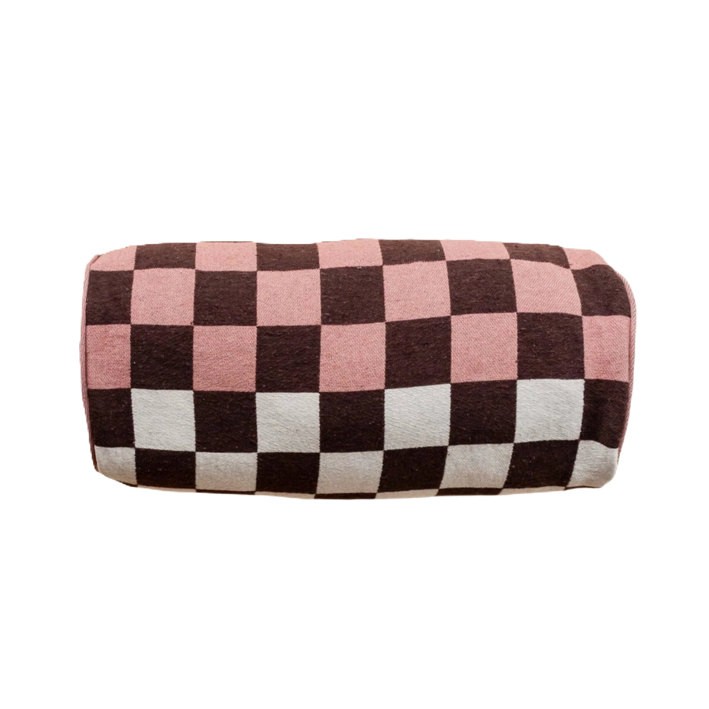 Reversible Bolster Checkerboard Cushion Cover