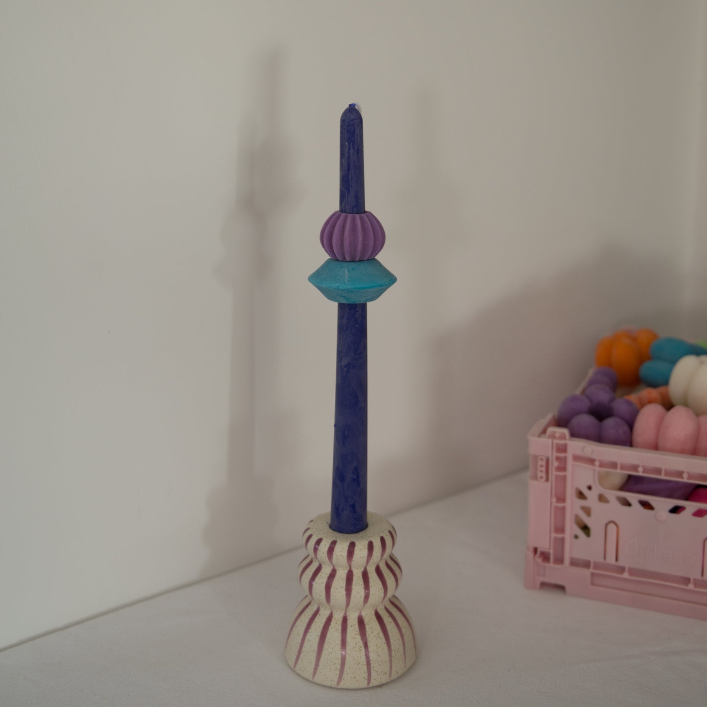 Stacking Candle UFO Wax Melt Decoration for Taper Candle