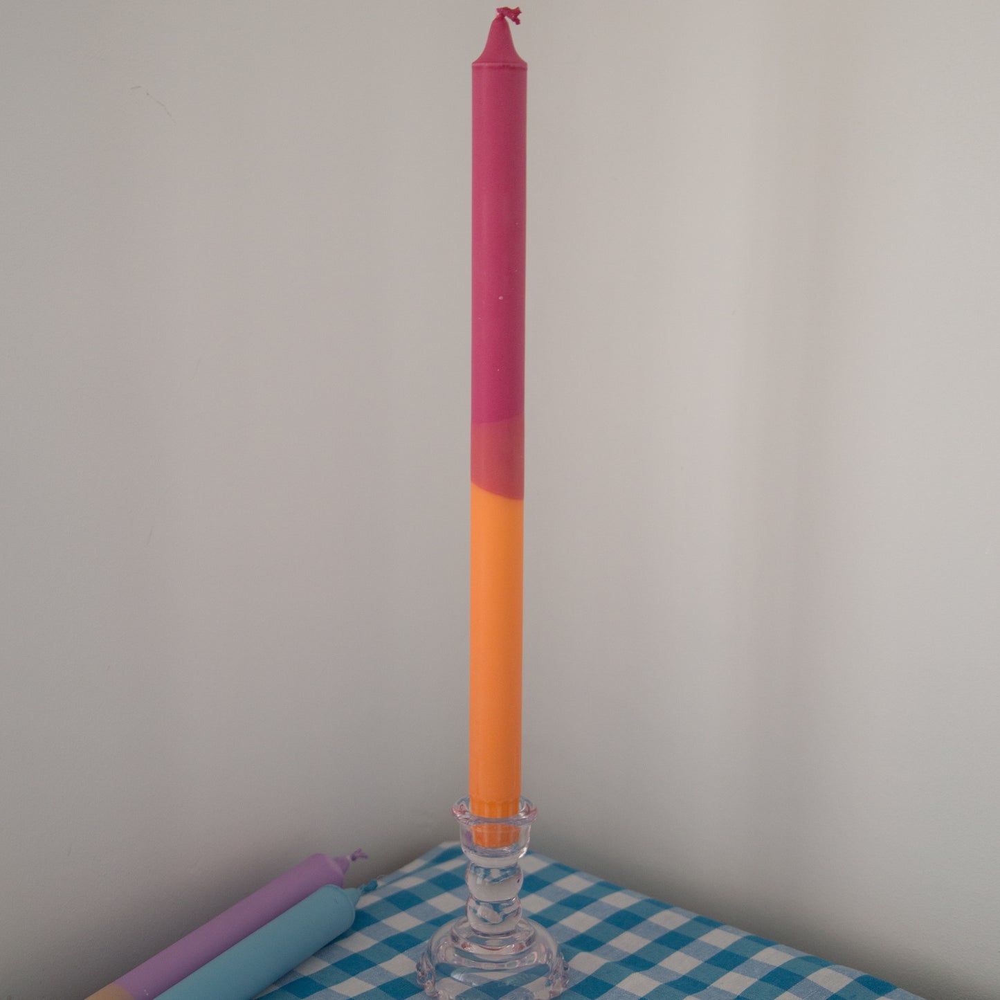 Nordtrice Rainbow 100% Natural Wax 30cm Long Taper Candles