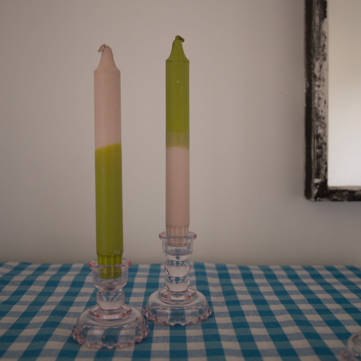 Nordtrice Rainbow 100% Natural Wax Taper Candles