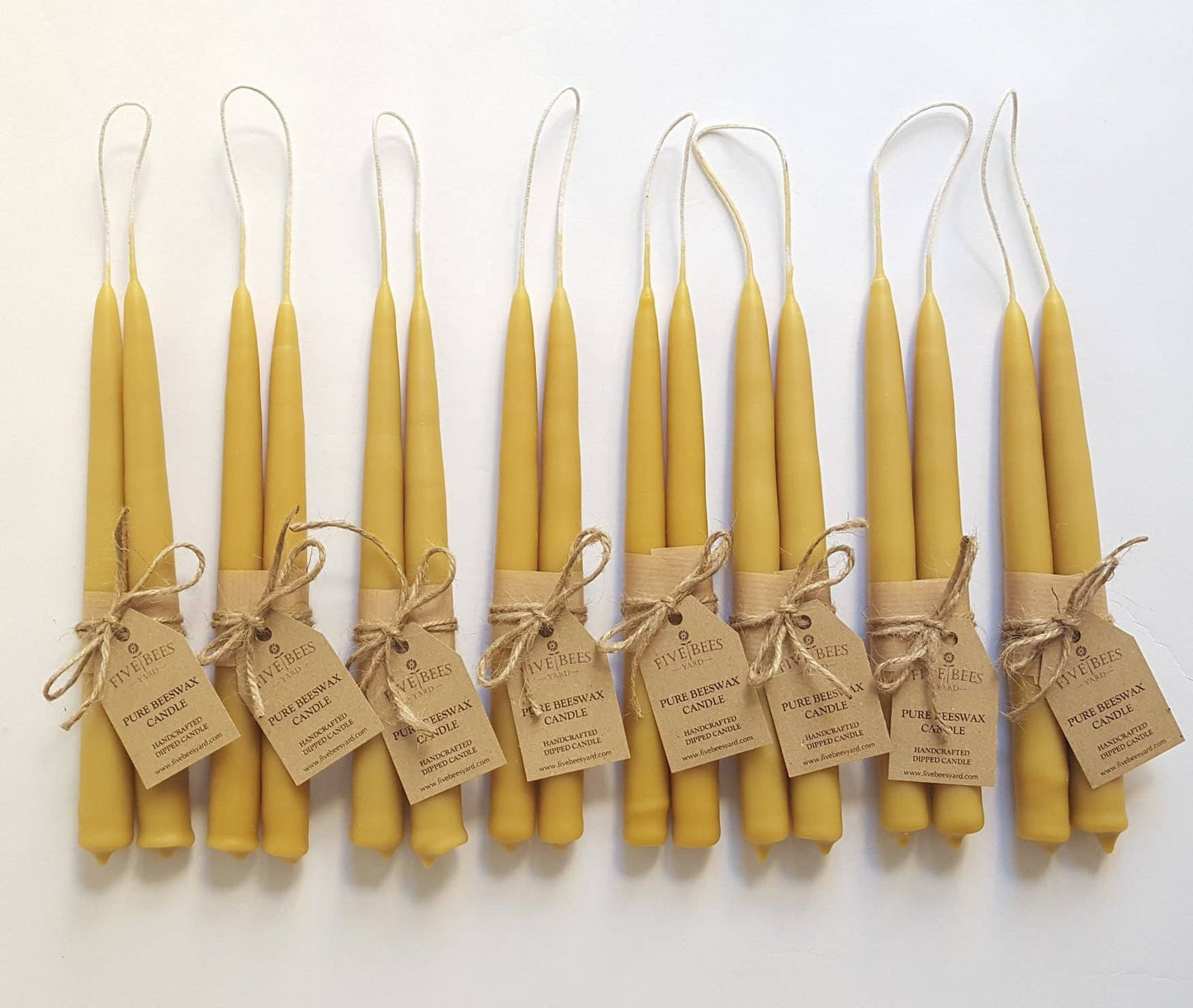 Candles made from sustainably sourced beeswax