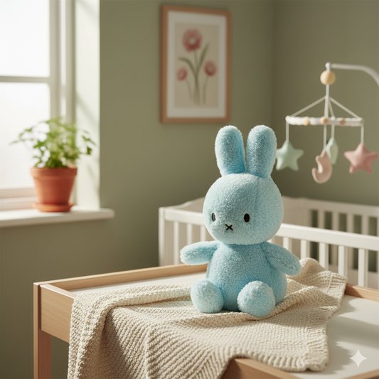 Miffy Recycled Teddy in Light Blue