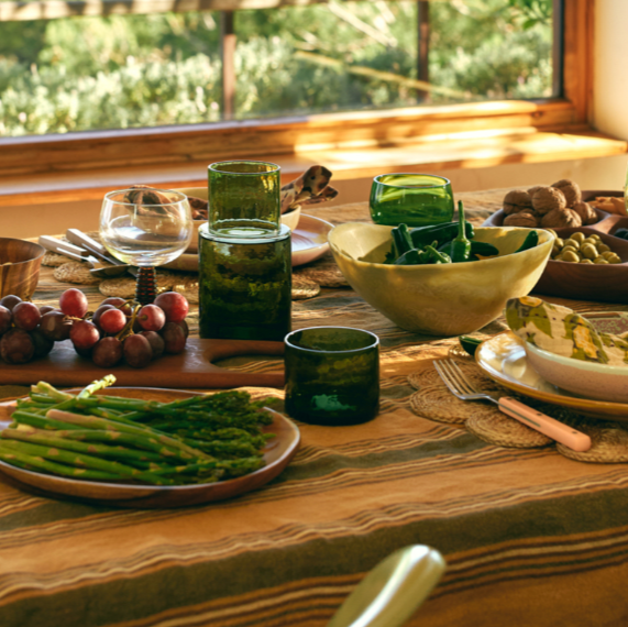Drinking Glass in Green