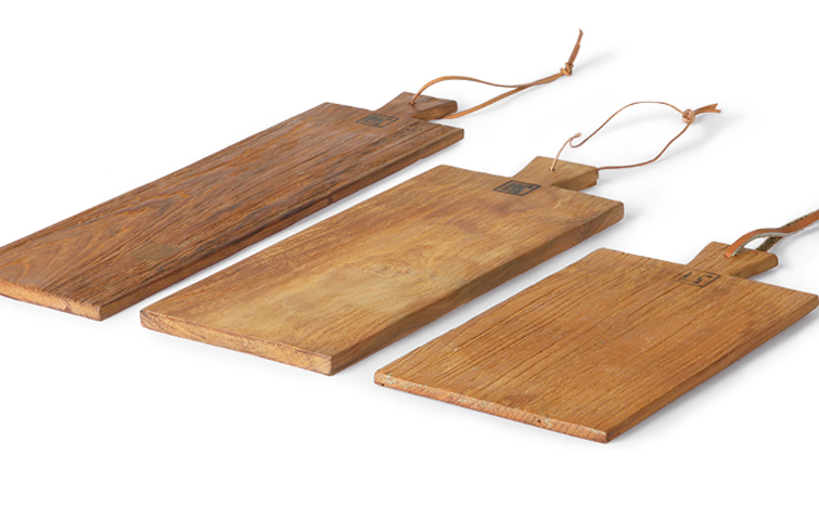 Chopping boards in three different sizes