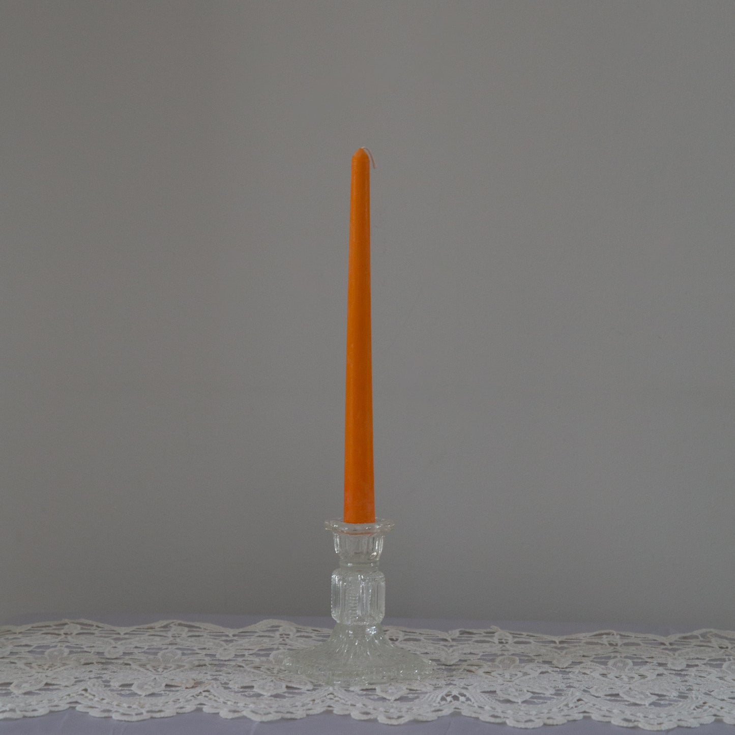 Coconut Wax Taper Candle in Various Colours