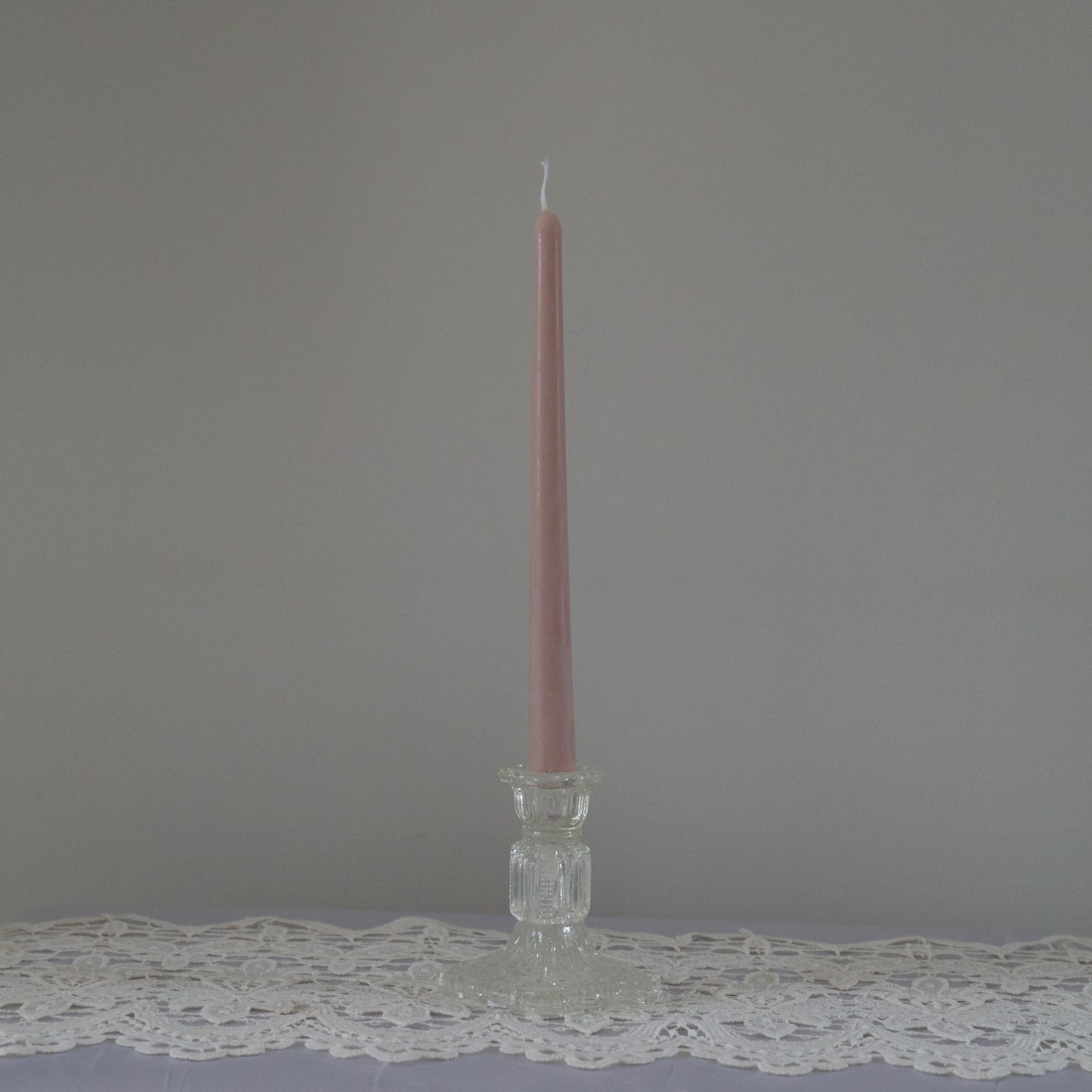 Coconut Wax Taper Candle in Various Colours