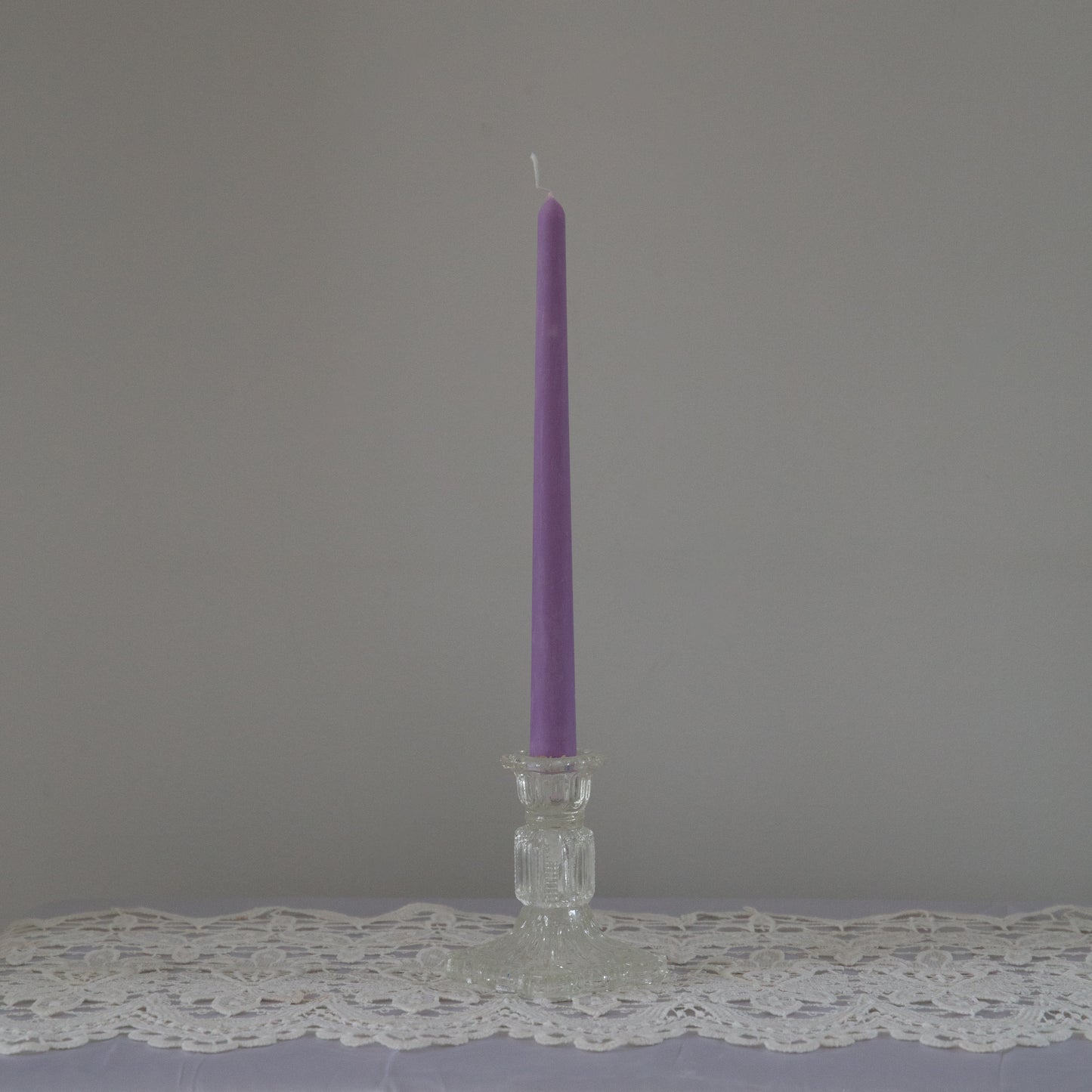 Coconut Wax Taper Candle in Various Colours
