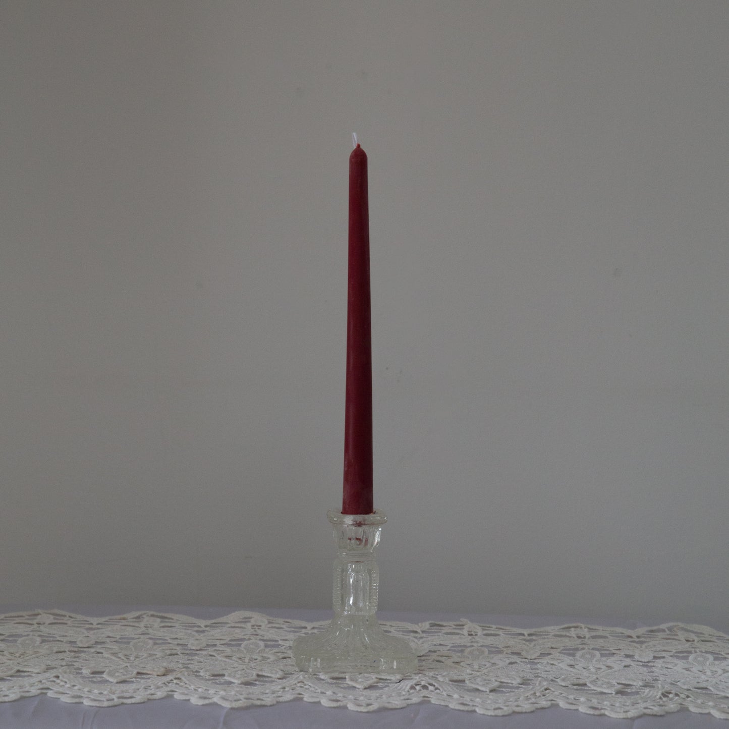 Coconut Wax Taper Candle in Various Colours