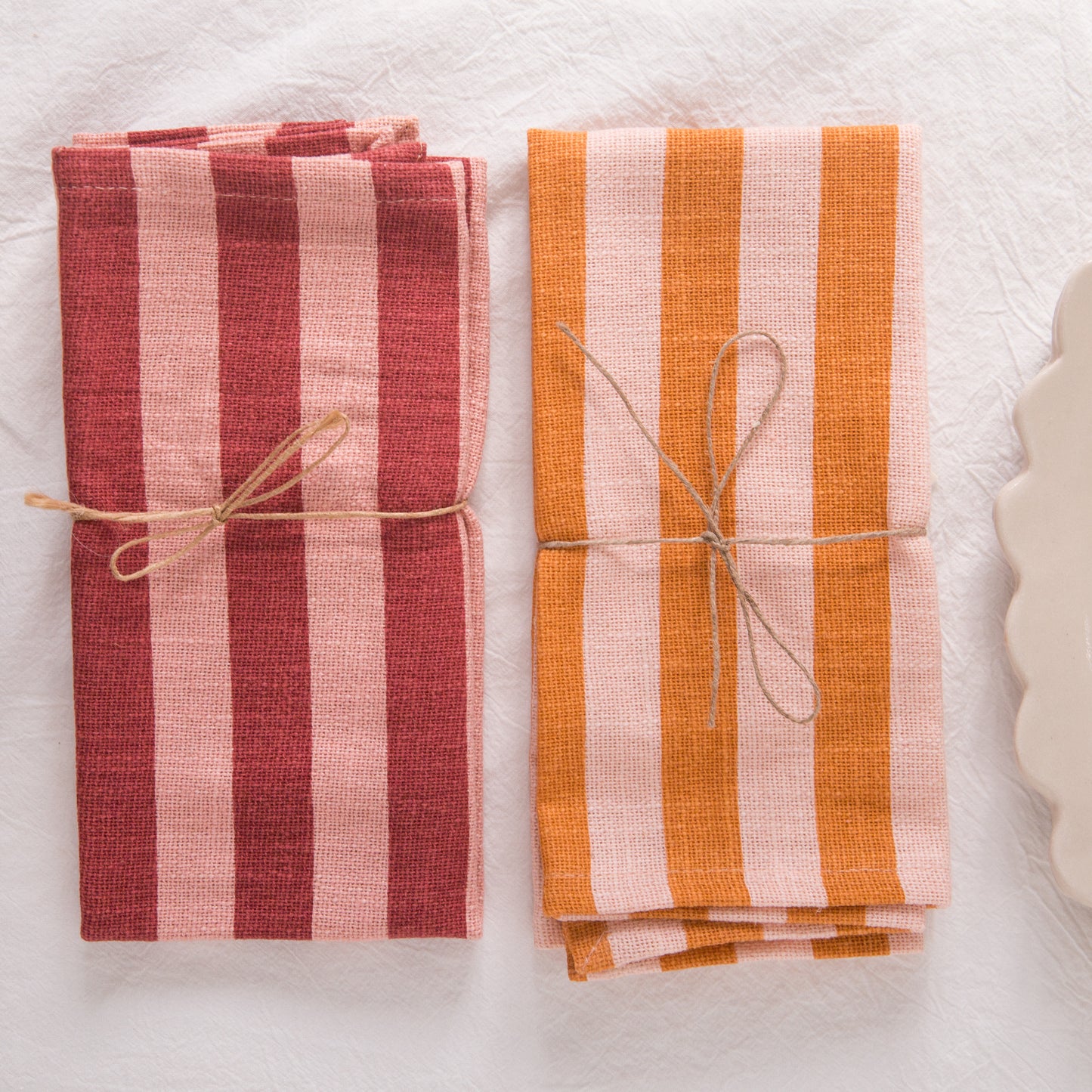 Bohemia Design Jaipur Stripe Napkin in Two Colours