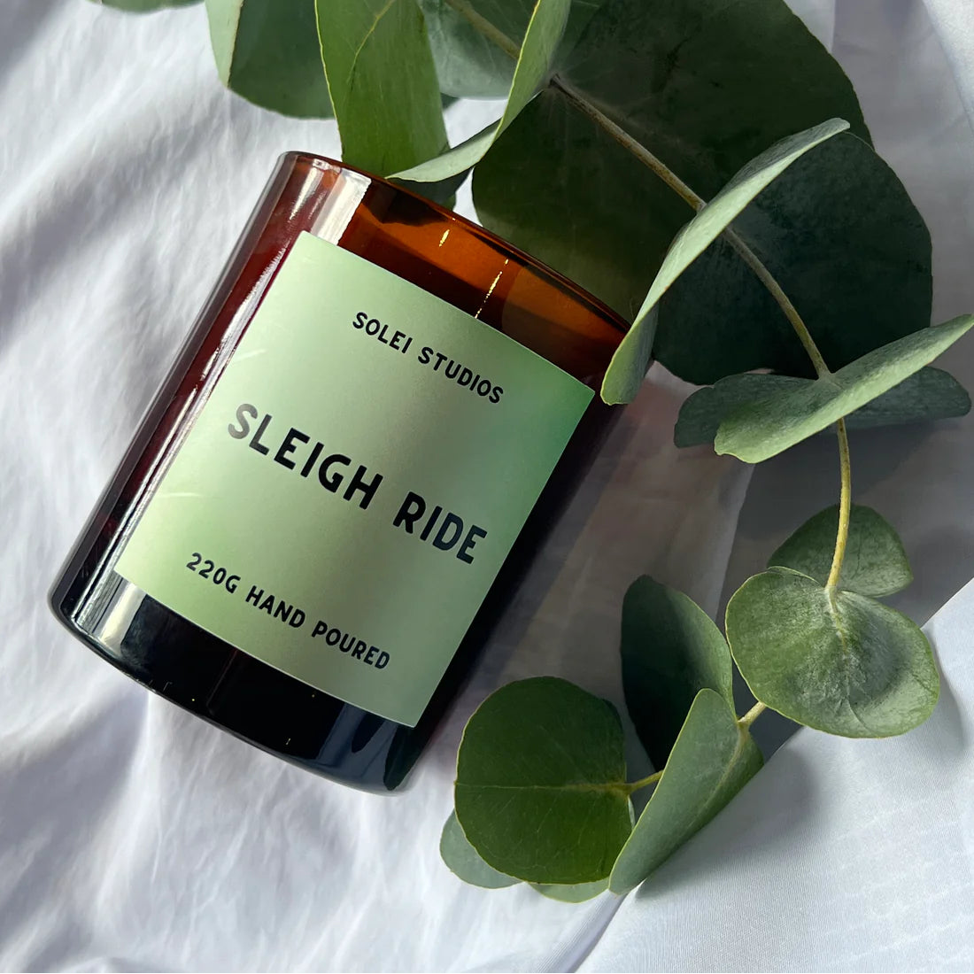 Solei Studios Sleigh Ride Winter Scented Soy Wax Candle