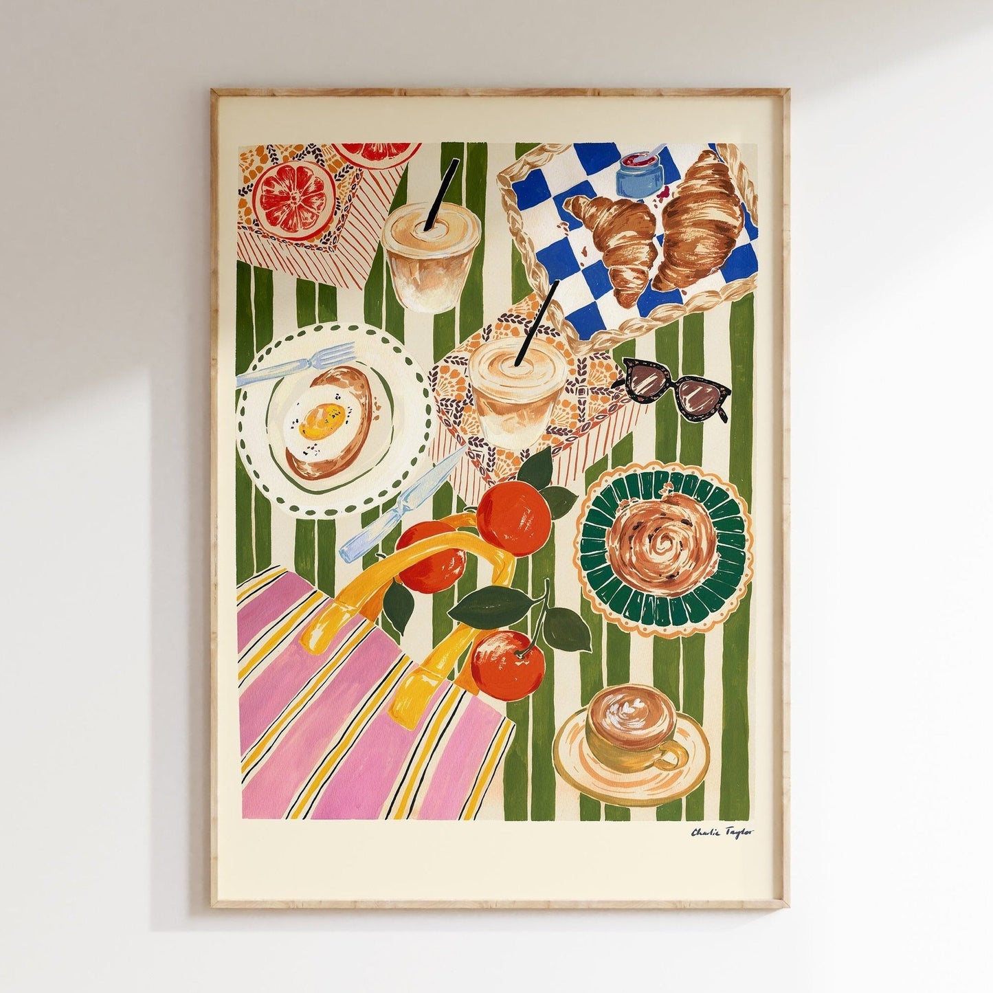 Charlie Taylor Morning Goss Art Print in A4 or A3