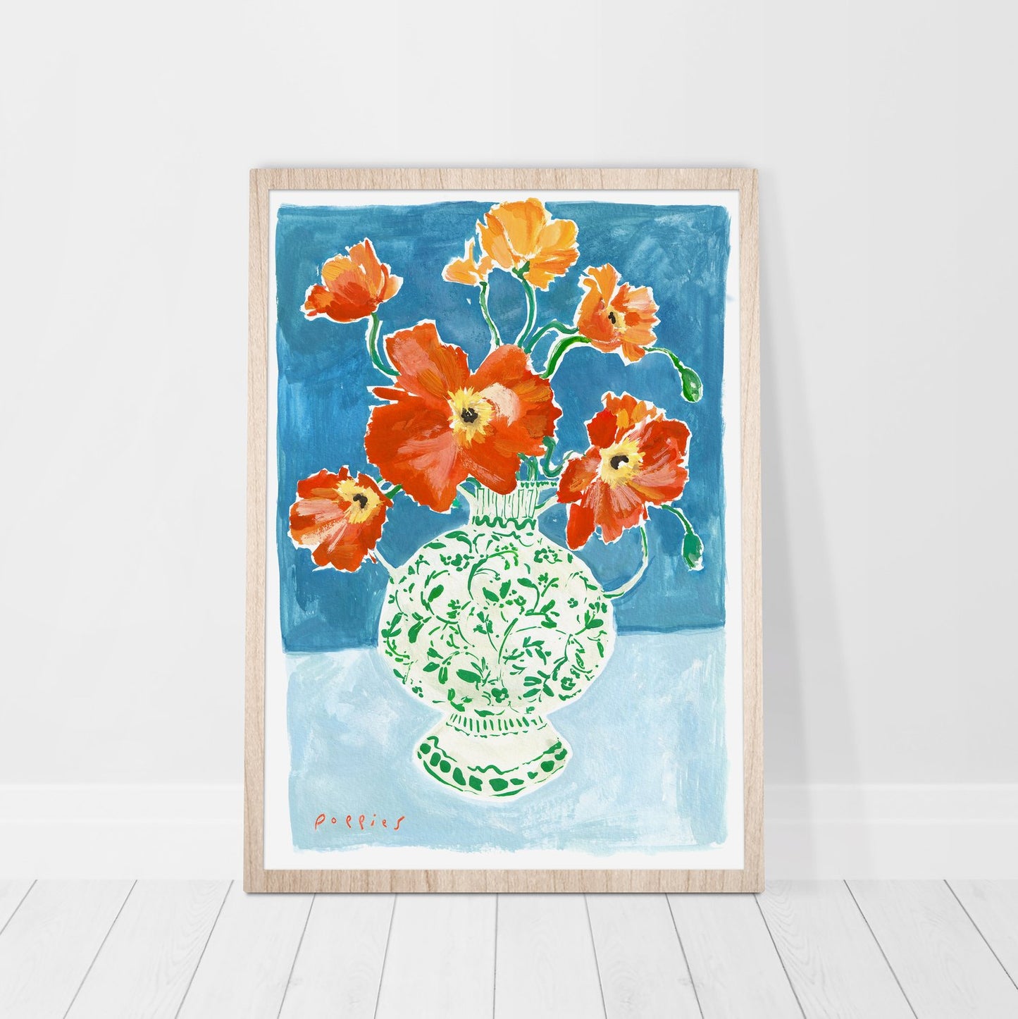 Rose Jocham Poppies Art Print in A4