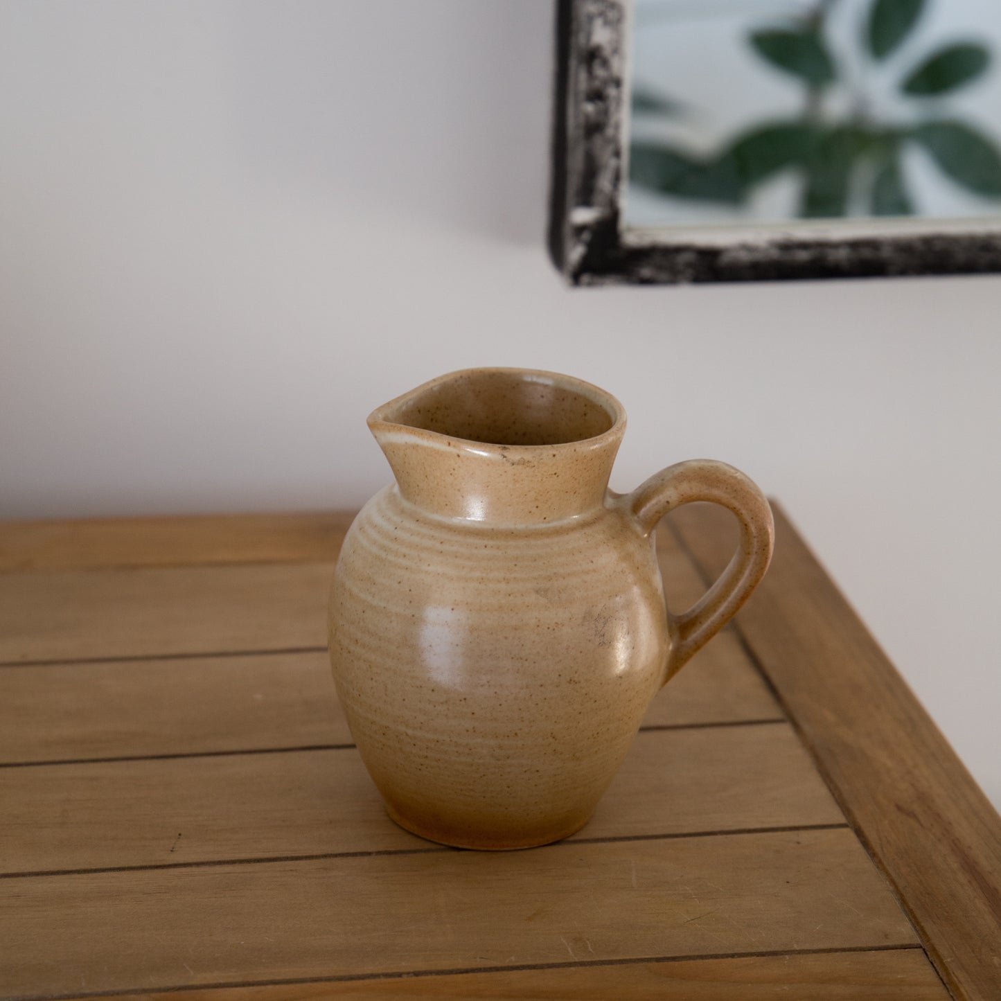 Vintage & Pre-Loved Small Brown Stoneware Jug