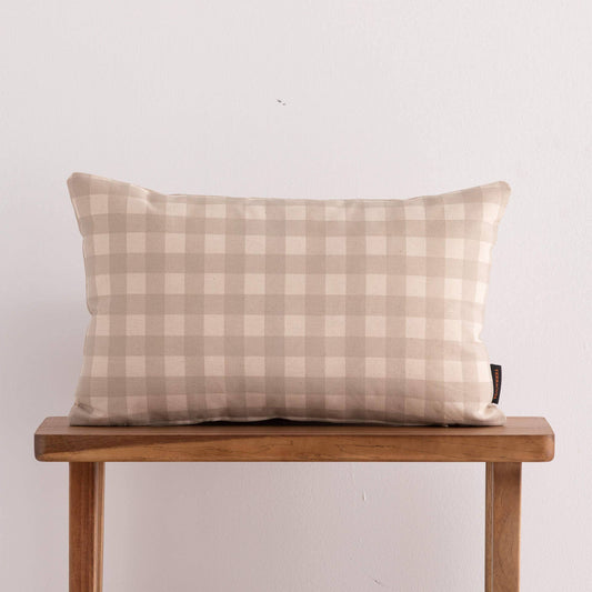 SG Hogar Gingham Cotton Cushion