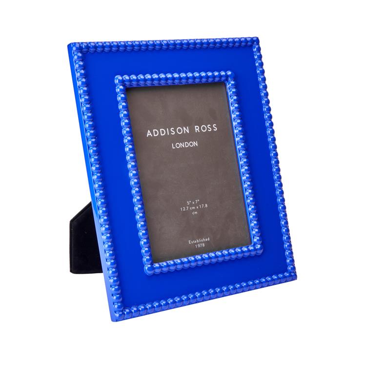 Addison Ross Luxury Lacquer Bobbin Frame in Colbolt Blue