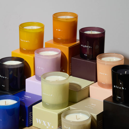 WXY 7ox Scented Candle in Various Aromatherapy Scents