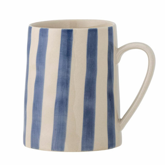 Bloomingville Begonia Striped Mug in Pink, Blue or Brown