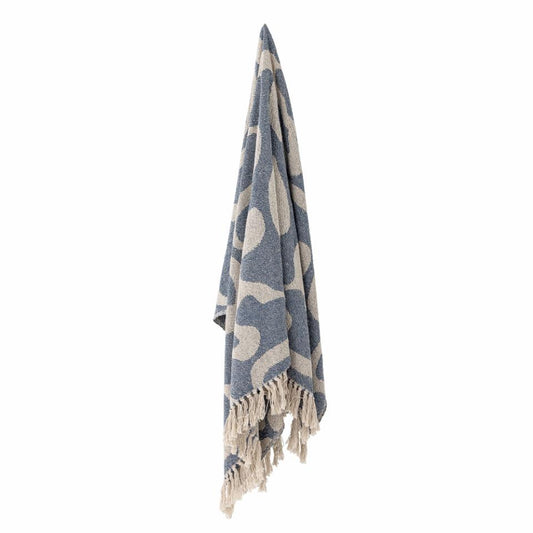 Bloomingville Salobre Throw in Blue