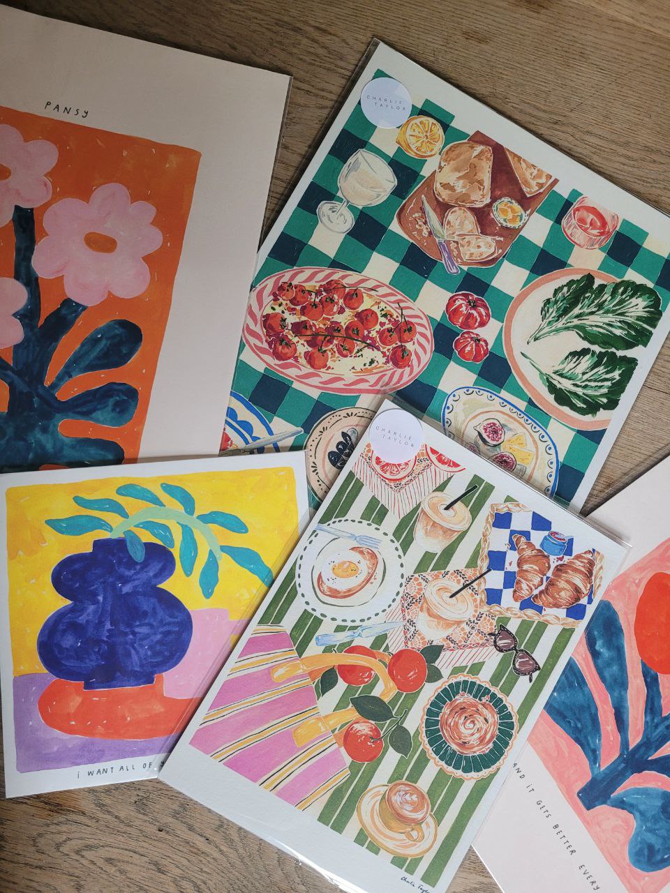 Giant Pansy 'In Love With You' A3 Wall Art Print