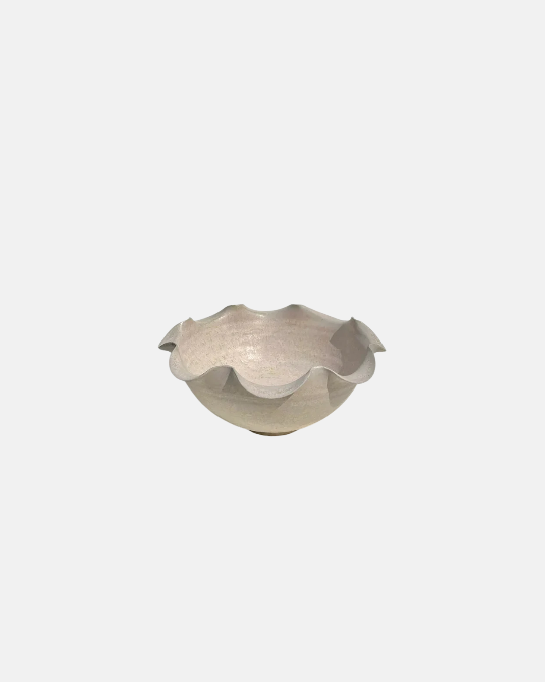 Jess Ellis Glazed Frilly Ceramic Bowl