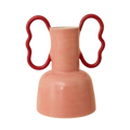 Florence MyTum Handmade Pink Ceramic Wiggle Vase