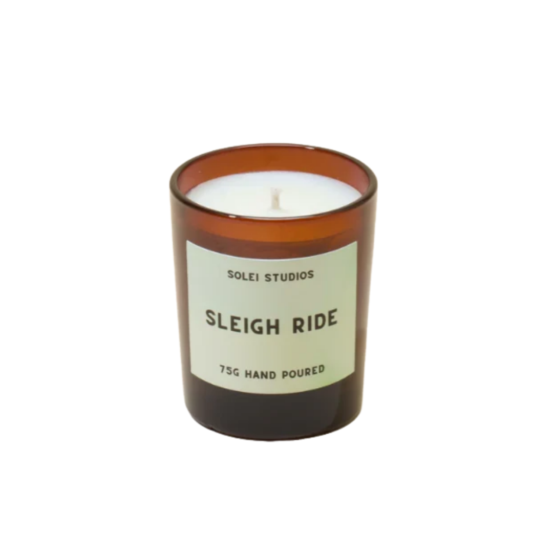 Solei Studios Sleigh Ride Winter Scented Soy Wax Candle