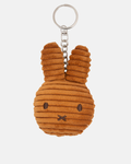 Miffy Flat Keyring Corduroy ECO in Cinnamon