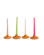 Coconut Wax Taper Candle in Various Colours