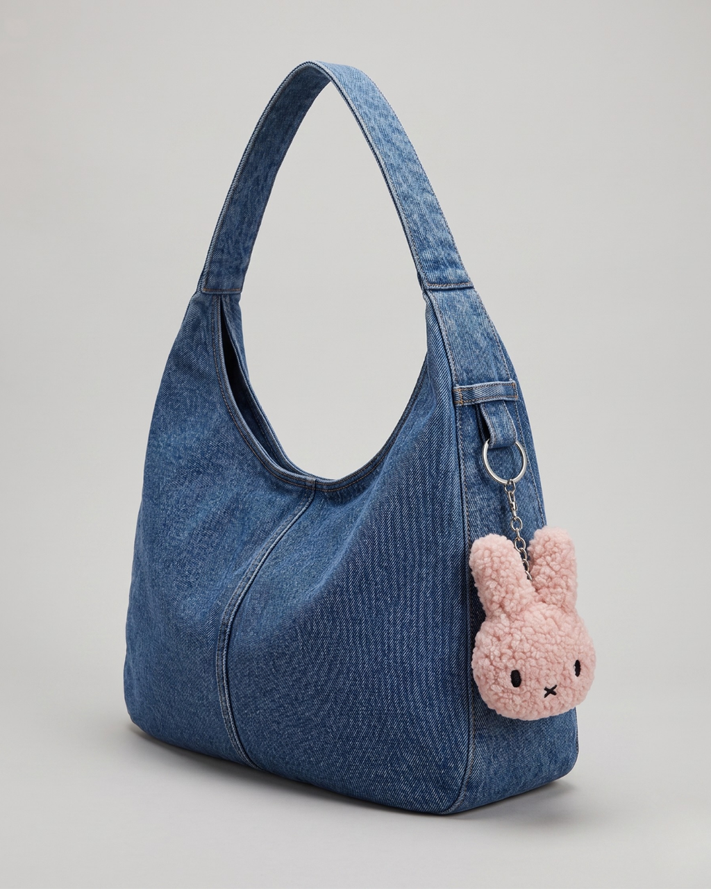 Miffy Tiny Teddy Keyring 10cm 100% Recycled in Pink