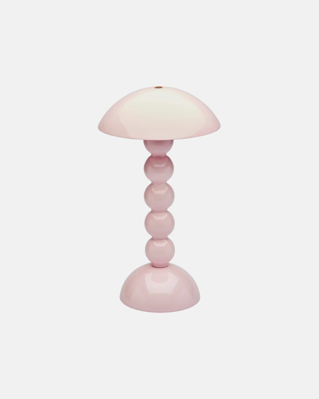 Addison Ross Bobbin Lacquer LED Rechargeable Lamp in Pale Pink