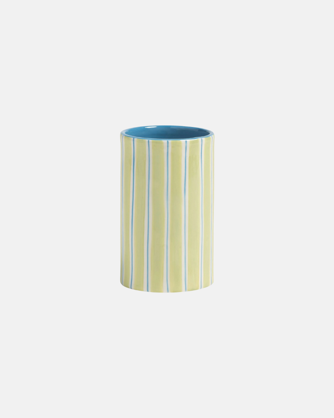 Casa Little Amalfi Coast Vase in Green Stripe