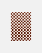 The Rugs Loft Checkerboard Terracotta Rug