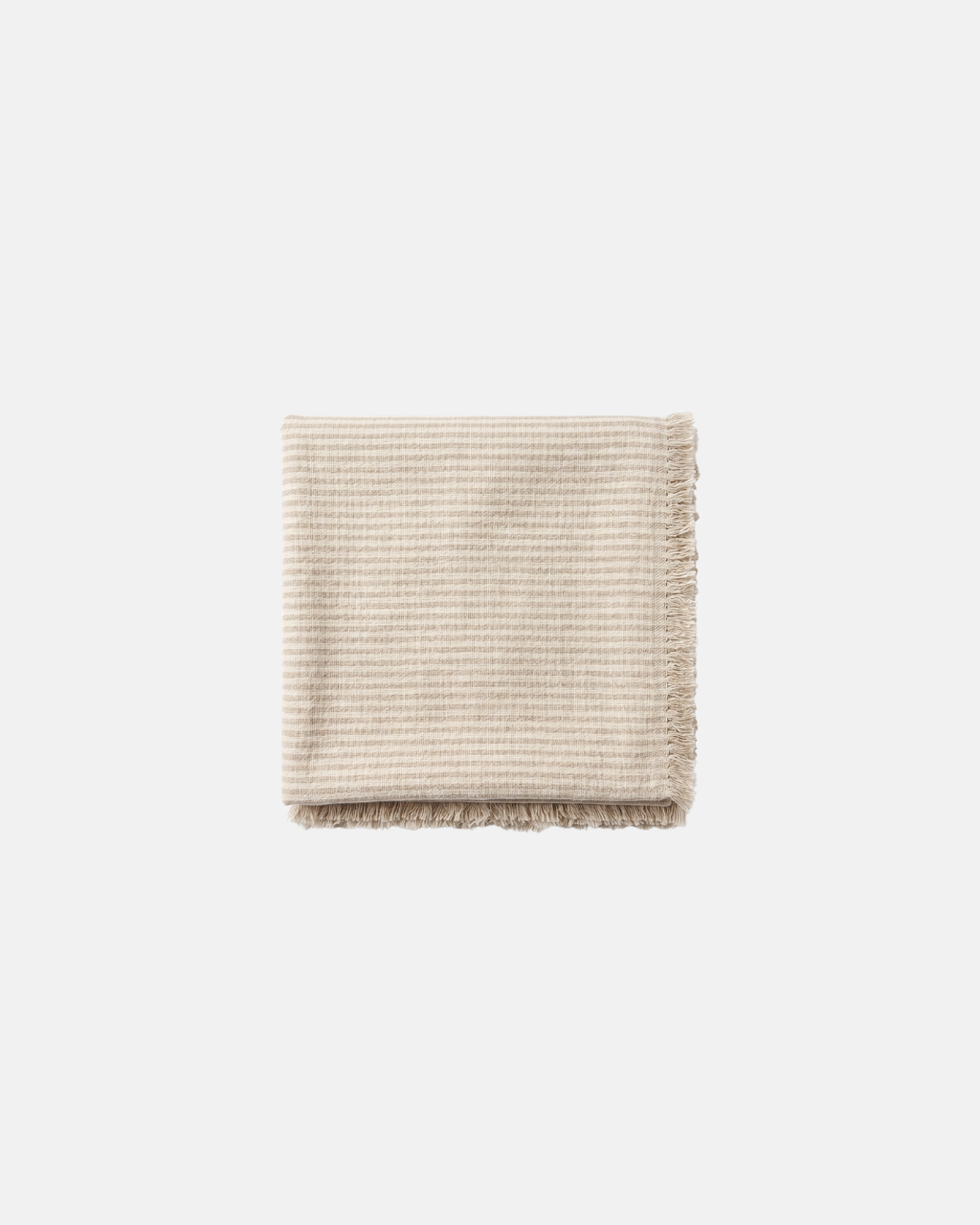 Morgan Wright Manor Striped Tablecloth in Taupe
