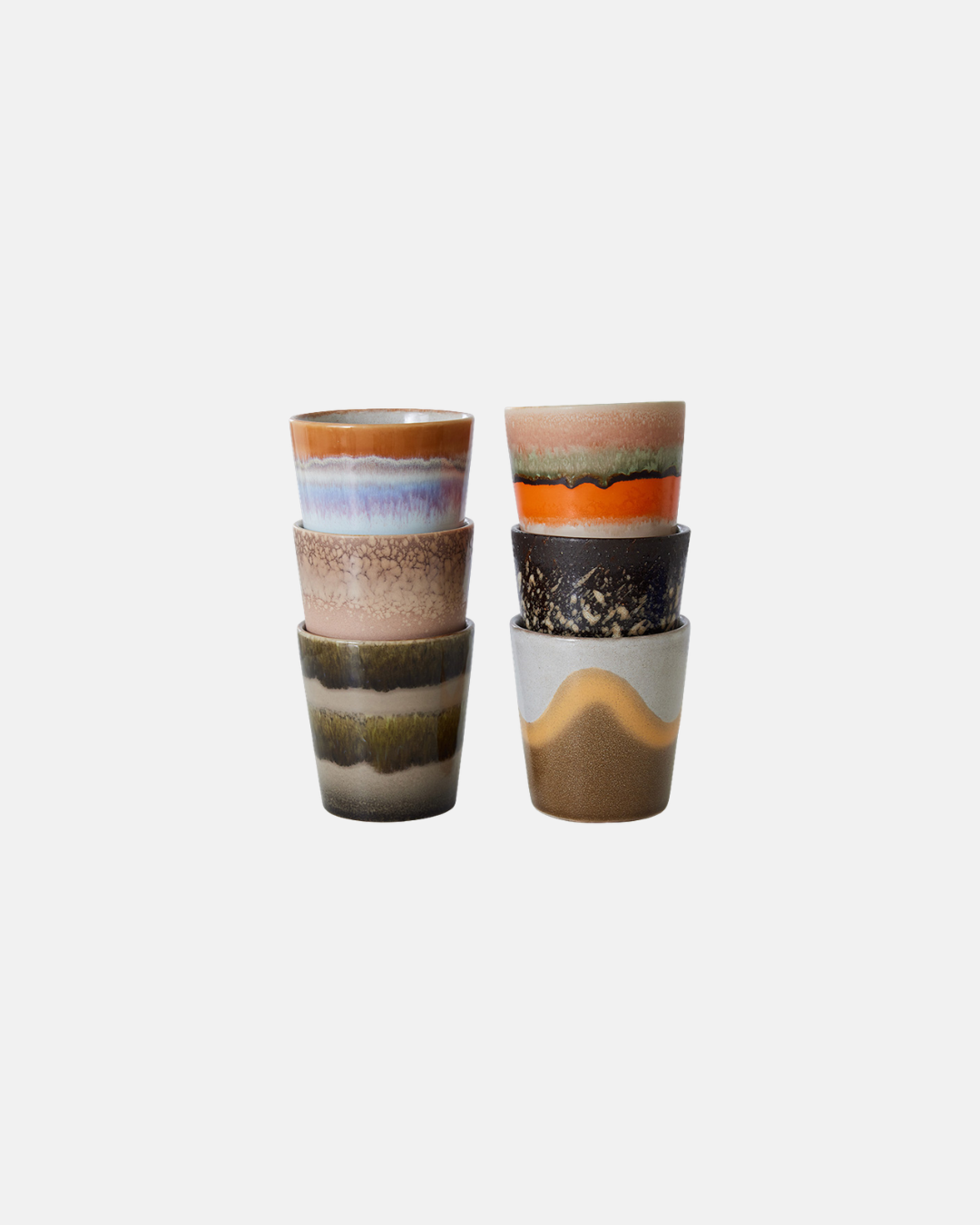 HKLIVING 70s ceramics Coffee Mugs: Elements
