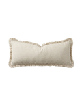 Ellenvale Grace Linen Blend Bolster Cushion in Neutral Sand
