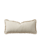 Ellenvale Grace Linen Blend Bolster Cushion in Neutral Sand