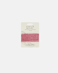 Block Printed Ribbon (3M) - Mini Red Gingham
