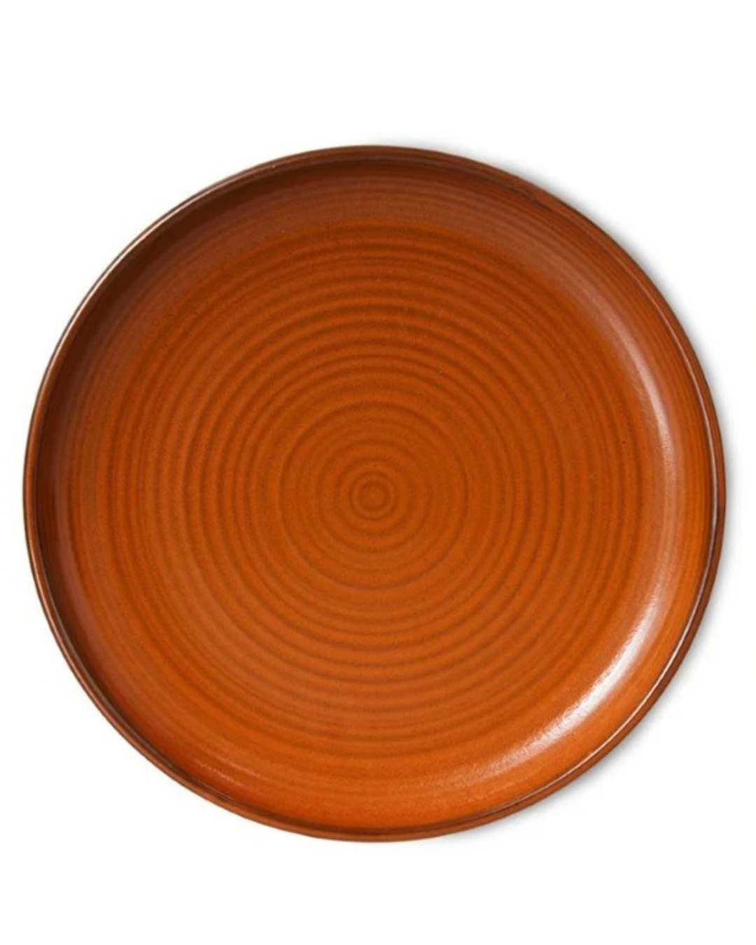 HKLIVING Chef Ceramics: Dinner Plate in Burnt Orange