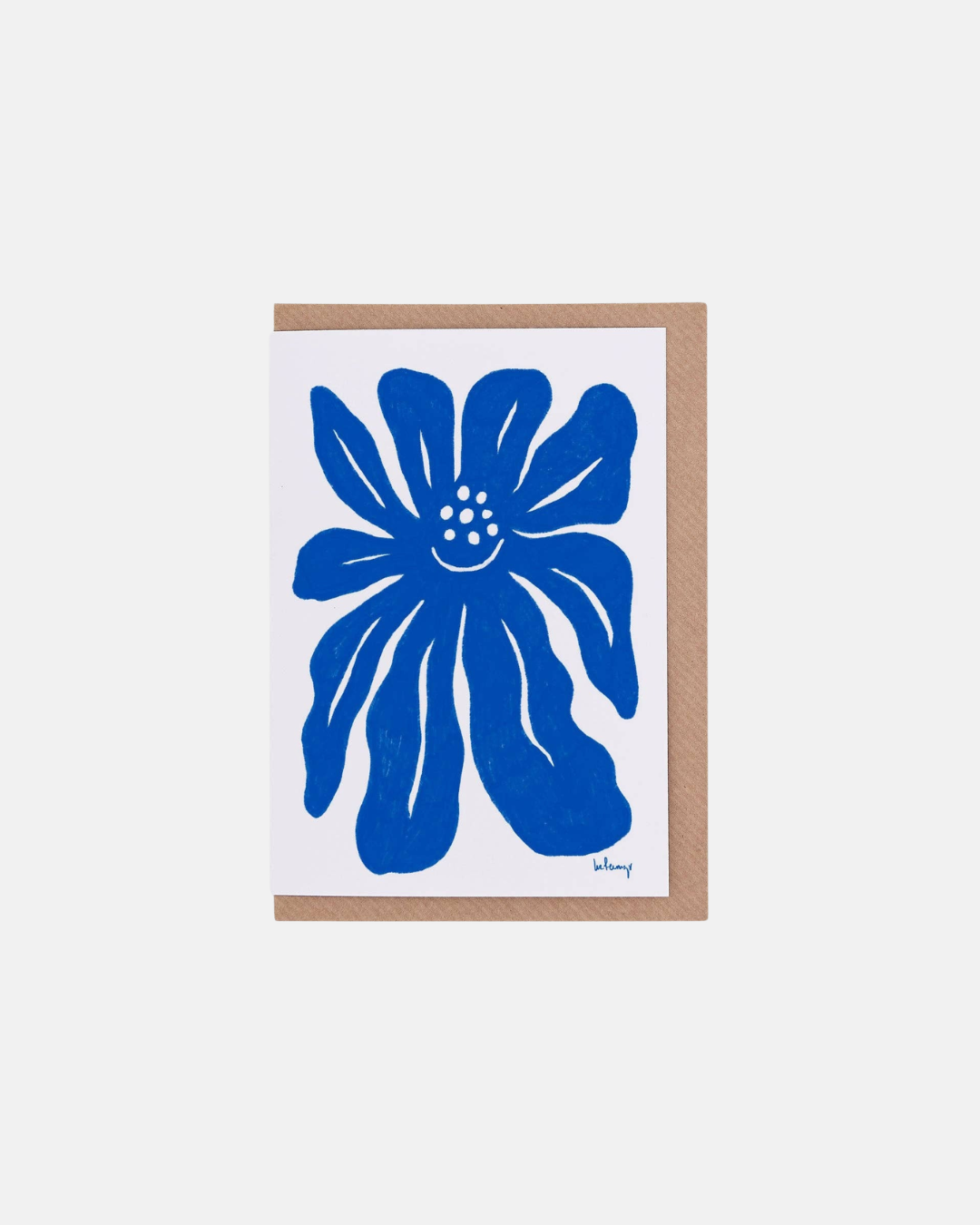 Luz Preumayr Blue Stop Greeting Card