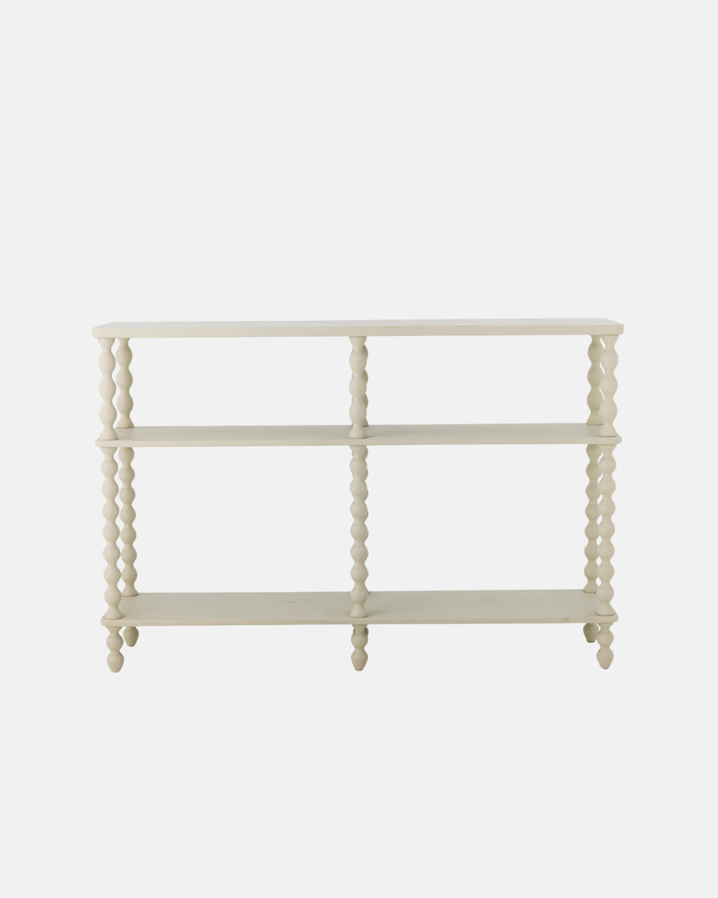 Bloomingville Salino Bobbin Console Firwood Table in White