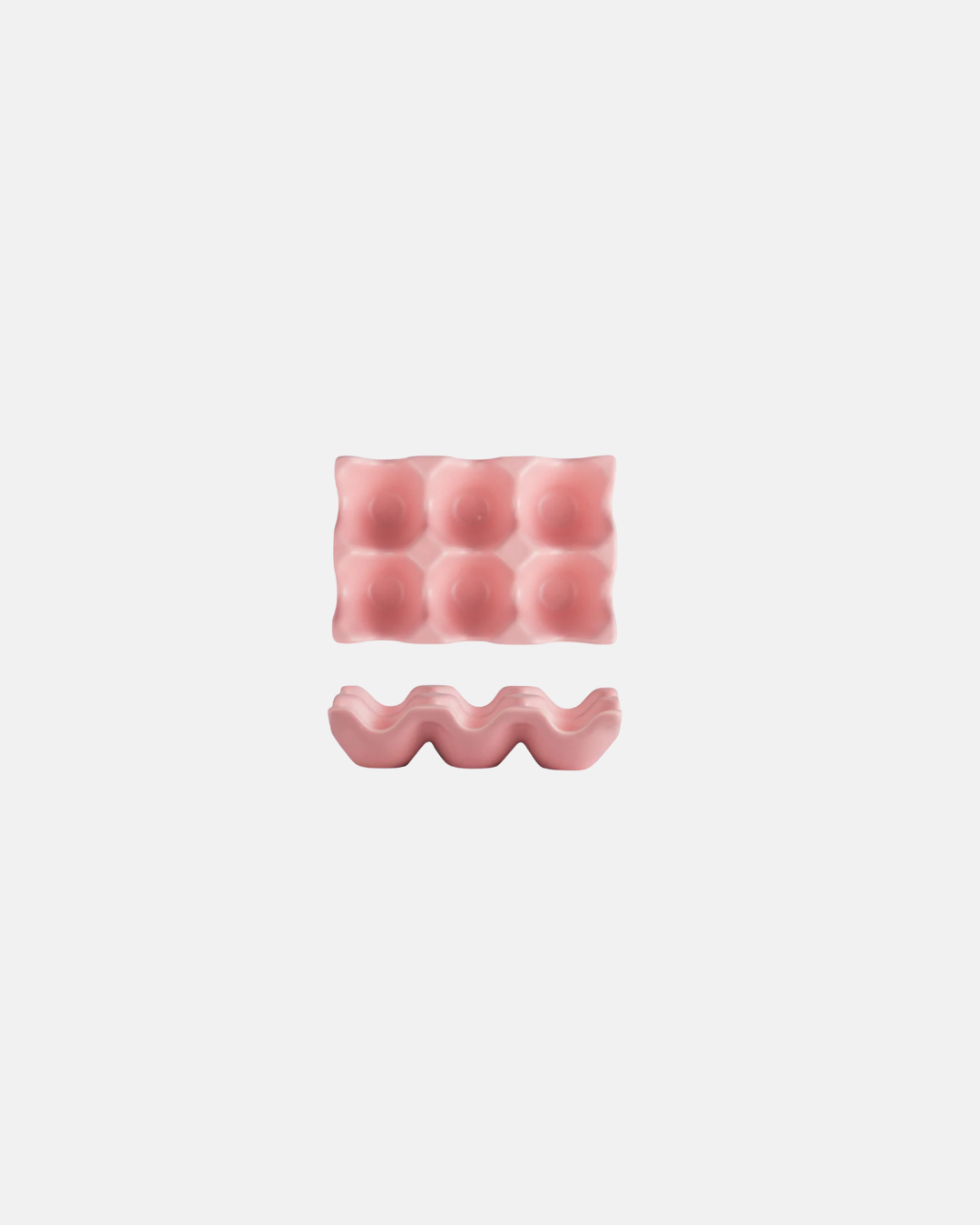 Homerly Ceramic 6 Grid Egg Holder in Pink