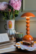 Addison Ross Bobbin Lacquer LED Rechargeable Lamp in Orange