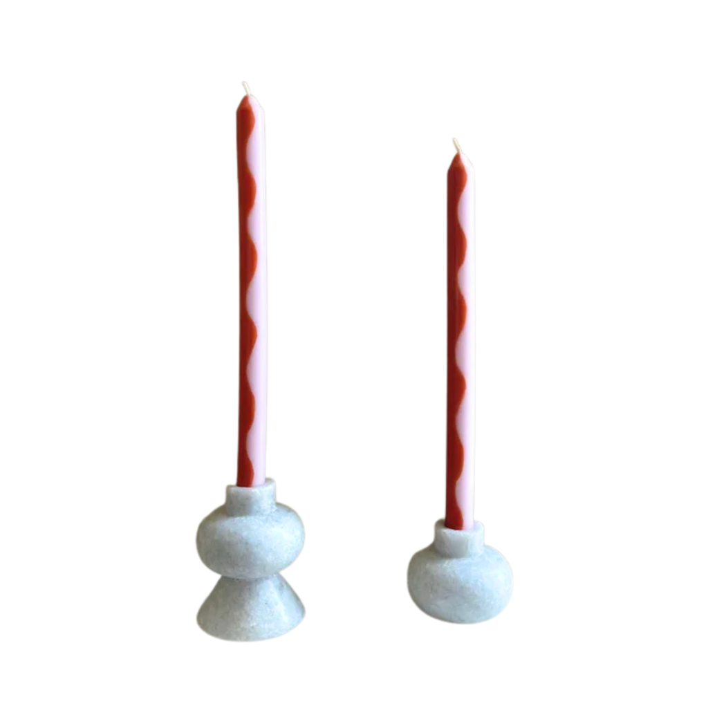 Pygmalion London Eco-Friendly Dinner Candles Set of 2 in Marmalade