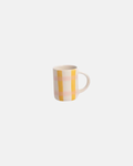 Caroline Gardner Espresso Cup in Checkered Pink and Yellow