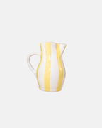 Roca Caus Handcrafted Jug in Yellow Stripe